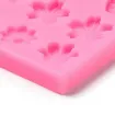 molde silicona grado alimenticio para resina epoxi masas 8x8cms modelo flores hojas mini x20 2