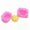 molde silicona grado alimenticio para resina epoxi masas modelo calabaza 40x55x46mm 0