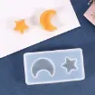 molde silicona para resina masas porcelana modelo luna estrella 73x36x10 5mm 1