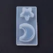 molde silicona para resina masas porcelana modelo luna estrella 73x36x10 5mm 2