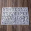 molde silicona para resina epoxi modelo abecedario dijes alfabeto grande 205x310x7mm 2