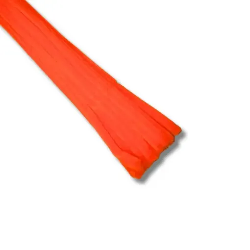 chenil limpia pipas 6mms suaves medida 30cms por 10 unidades color naranja fluo 0