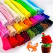chenil limpia pipas 6mms suaves medida 30cms por 10 unidades color verde navidad 1