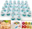 set 26 cortantes plastico 25mms alfabeto abecedario 1