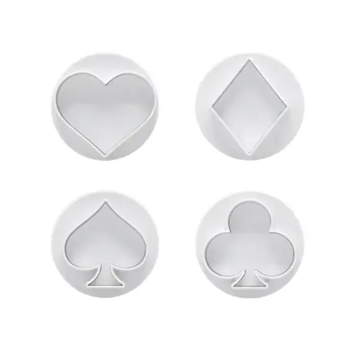 eyectores cortantes expulsador plastico para fondant masas modelo cartas poker x4 0