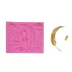molde silicona grado alimenticio para resina epoxi porcelana modelo plumas alas x14 123x100x6mm 0