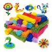 chenil limpia pipas 6mms suaves medida 30cms por 10 unidades color verde navidad 4
