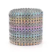 malla galon imitacion falso strass diamante redondo 12cms ancho por metro multicolor 2