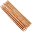 set 16 agujas para crochet bambu 25cms medidas 2 10mms 0