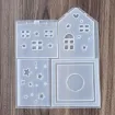 molde silicona para resina masas porcelana modelo casita para armar 110x120mms 1