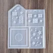 molde silicona para resina masas porcelana modelo casita para armar 110x120mms 2