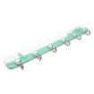 perchero infantil colgador plastico 6 ganchos metalicos medida 36x3cms variosc olores 0