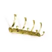 perchero colgador metalico dorado 4 ganchos medida 24 5x4cms 0