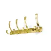 perchero colgador metalico dorado 4 ganchos medida 24 5x4cms 1