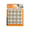protectores mueble fieltro adhesivos redondos medida 19mms x32 unidades color beige 0