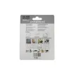 protectores mueble fieltro adhesivos redondos medida 25mms x18 unidades color gris 4