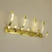 perchero colgador metalico dorado 4 ganchos medida 24 5x4cms 3