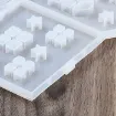 molde silicona para resina masas porcelana modelo casita para armar 110x120mms 4