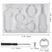 kit moldes silicona para resina epoxi modelo abre botellas x5 modelos accesorios 1