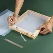 set para serigrafia incluye marcos amdera 296x210mms rasqueta 5 acetatos 3