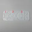 molde silicona para resina epoxi modelo copos nieve 80mms x3 formas 230x88x7 5mm 3
