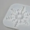 molde silicona para resina epoxi modelo copos nieve 80mms x3 formas 230x88x7 5mm 4