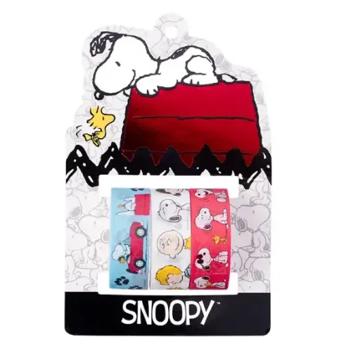 cintas papel adhesivas decorativas linea maw mooving snoopy blister x3 0