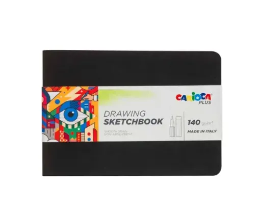 cuaderno para bosquejar sketchbook carioca papel 140grs medida a5 x20 hojas 0