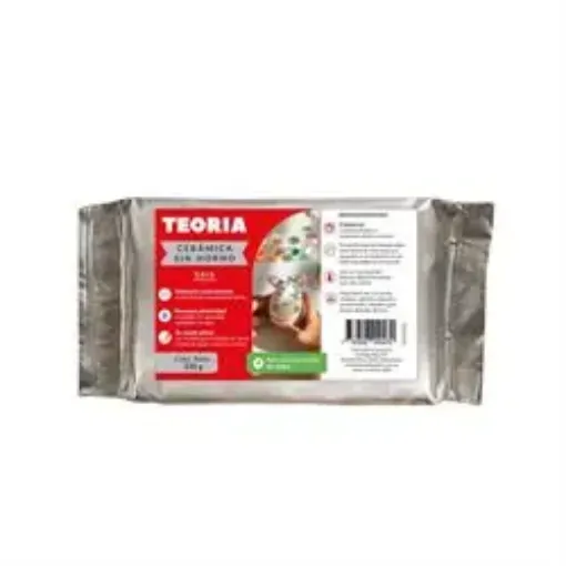 ceramica pasta para modelar sin horno teoria color terracota paquete 250grs 0