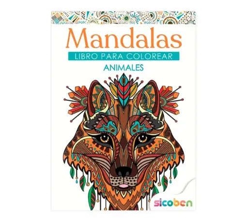 libro mandalas para colorear sicoben x24 paginas 21x27cms 0