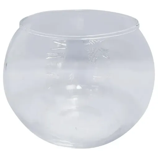 florero pecera vidrio 10x8cms 0