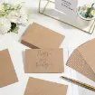 tarjeta carton kraft espesor 5mms medida 145x95mms por 50 unidades 0