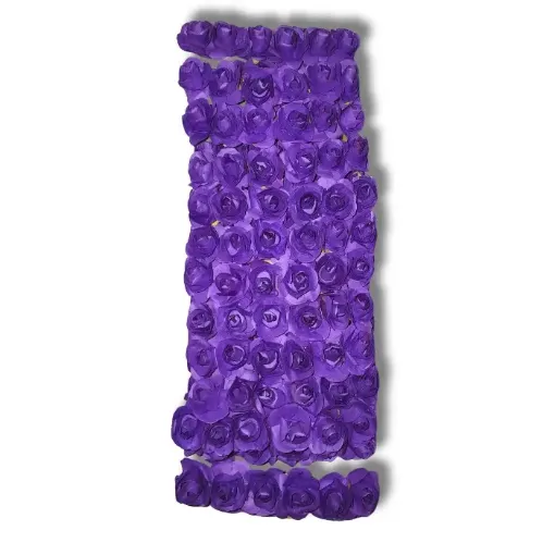 ramito rositas mini papel alambre x144 unidades color violeta 0