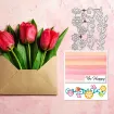 matriz relieve embossing folder para maquina troqueladora plancha 18x12 5cms modelo guarda flores 2