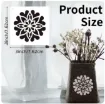 stencil plantilla 7 6x7 6cms modelo mandala 64 modelos diferentes por unidad 1