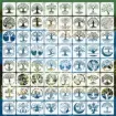 stencil plantilla 7 6x7 6cms modelo mandala arbol 64 modelos diferentes por unidad 0