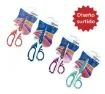 tijera escolar acero inoxidable mango ergonomico polietileno campus 135mms varios colores 0