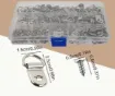 gancho colgador metalico para cuadros 25x15mms tornillo por 10 unidades color niquel 1