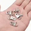 gancho colgador metalico para cuadros 25x15mms tornillo por 10 unidades color niquel 2