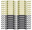 gancho colgador dentado metalico sierra para cuadros medida 45x8mms tornillos dorado por 5 unidades 1
