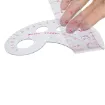 reglas acrilico flexible multifuncional para realizar patrones costura set 3 modelos 2