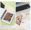 esquinero carton 2x1cms aplique adhesivo para scrapbooking fotos plancha x24 unidades dorado 1