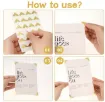 esquinero carton 2x1cms aplique adhesivo para scrapbooking fotos plancha x24 unidades dorado 2