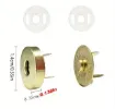 botones broches magneticos presion metalicos 4mms color oro x5 sets 0