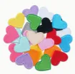 aplique parche bordado termoadhesivo para tela modelo corazon 35mms varios colores 0