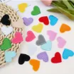 aplique parche bordado termoadhesivo para tela modelo corazon 35mms varios colores 2