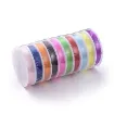 tanza elastica elastizada 0 8mms espesor rollo 6mts varios colores por unidad 1