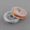 hilo metalizado trenzado 1mm carreteles 10mts variedad colores 1