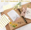 esquinero carton 2x1cms aplique adhesivo para scrapbooking fotos plancha x24 unidades dorado 3