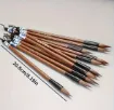 pincel para caligrafia tradicional china mango madera 24cms punta redonda gruesa cerda 0